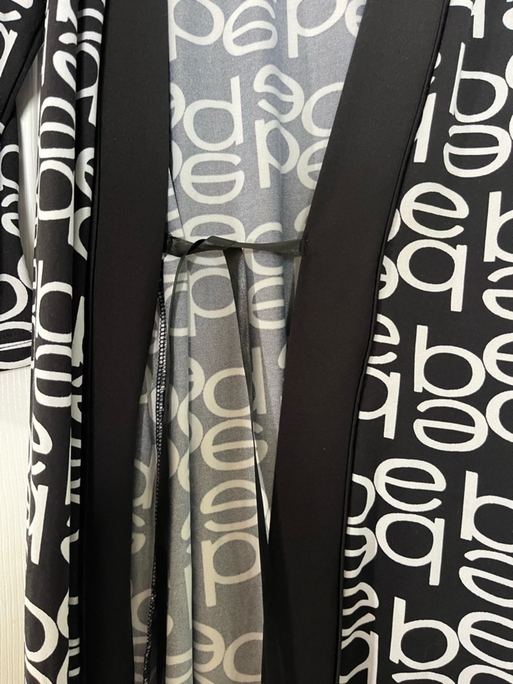 Bebe black and white logo robe - medium - Picture 4 of 6